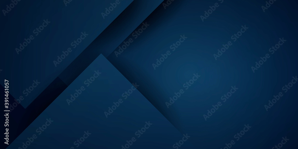 Abstract background dark blue with modern corporate concept and square element shapes - obrazy, fototapety, plakaty 
