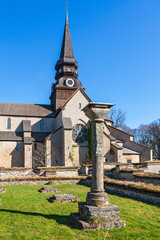 Sticker - Varnhems church and ruins in Sweden