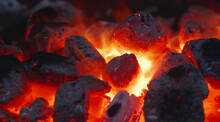 Ember, Glowing Coal, Fire, Briquette