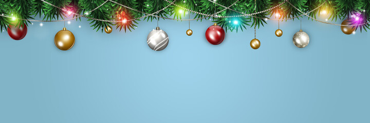 Wall Mural - holiday xmas decoration banner