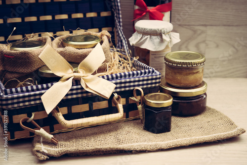 Fotografía Coffret cadeau de produits gourmands