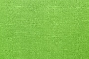 Wall Mural - Light green linen fabric cloth texture background, seamless pattern of natural textile.