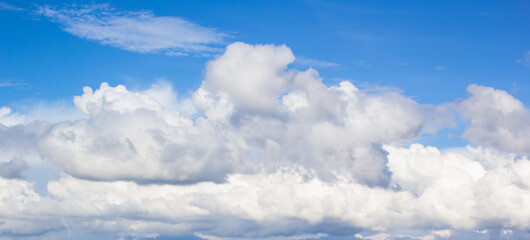 blue sky with clouds