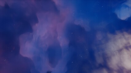 space background with realistic nebula and shining stars. colorful cosmos with stardust and milky wa