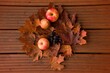 autumn, autumn decoration, autumn leaves. apple autumn, apple. grapes, grapes autumn