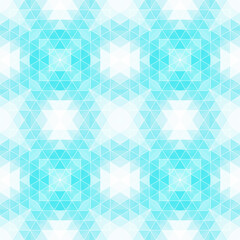 Wall Mural - Abstract seamless pattern of simple geometric shapes. Bright shades of colors.