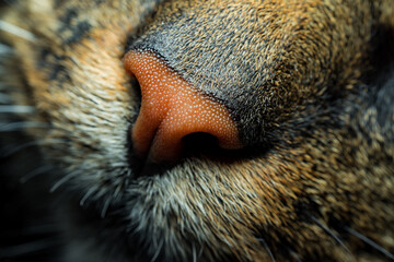 Cat's nose close up