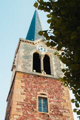 Roanne, France church tower 