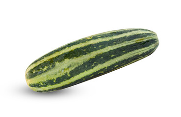 Wall Mural - Cucumber or Cucumis melo isolated on white background ,include clipping path