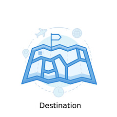 Sticker - Destination Map 