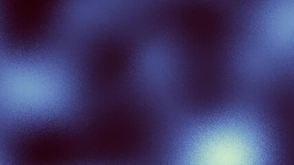 Poster - Moving geometric shapes. Blue blurred noise background. Seamless looping footage.