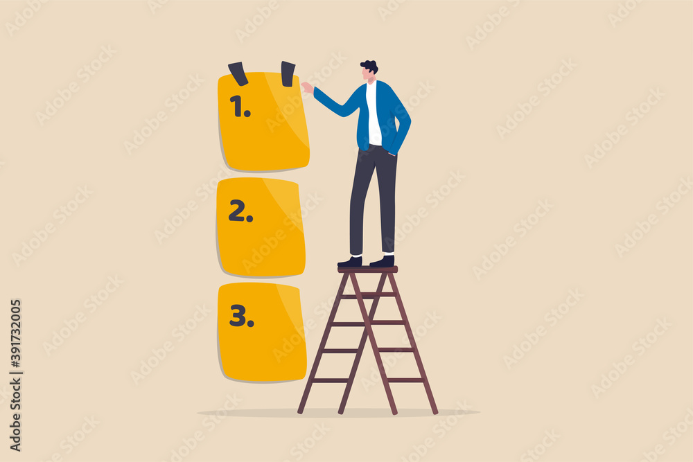 Set work priority, arrange to do list which job to do before and after ...