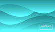© Adam - Abstract modern cyan background. Wavy background texture. Trendy gradient shapes composition, suitable for website wallpapers, banners, covers, and advertisements. Vector