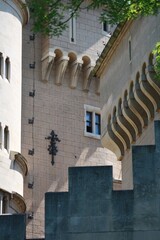 Castle Walls in Bajmóc, Slovakia