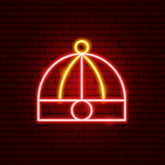 Wall Mural - Chinese Hat Neon Sign