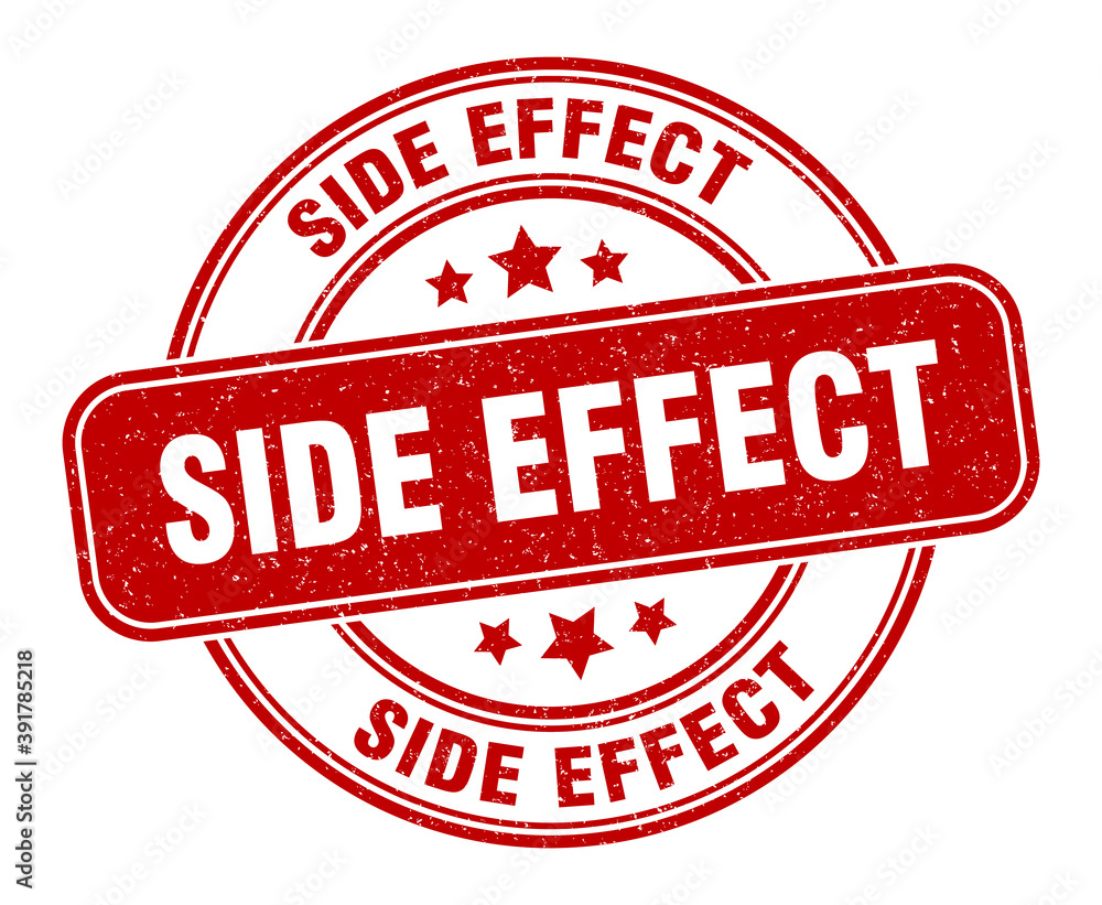 Side Effect Lable Examples side effect stamp. side effect label. round grunge sign Stock Vector ...