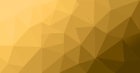 Wall Mural - Gold Low poly for abstract background