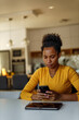 © bnenin - Using mobile and watching social medias.