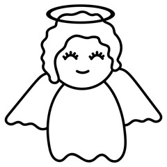 Sticker - Cute Angel 