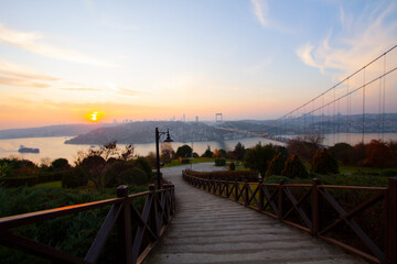 Fatih Sultan Mehmet Bridge is a suspension bridge located between Kavacık and Hisarüstü districts in the city of Istanbul, connecting the Asian and European continents for the second time.