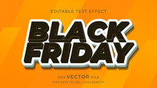 Black Friday Typography Premium Editable Text Effect
