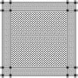 Classical keffiyeh vector pattern. Traditional Middle Eastern headdress. Arabic cotton scarf with houndstooth print and geometric motifs.