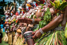 Cultural Tribe At Mount Hagen Festival Papua New Guinea