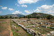 The ancient city of Eretria Euboea Greece
