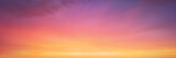 Fototapeta Zachód słońca - panorama of cloudscape at sunset with vivid and dreamy colors on sky