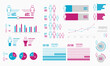 People Infographics, gender pictographic vector for presentation and website