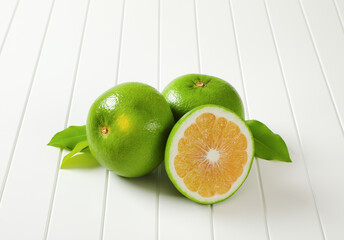 Wall Mural - Sweetie fruits (green grapefruits, pomelits)