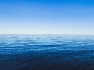 blue horizon of the sea, seascape background