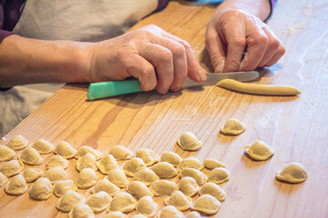 Homemade Southern Italian typical pasta 