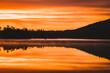 © Cavan Images - vibrant sunrise and reflection, Togue Pond, Baxter State Park, maine