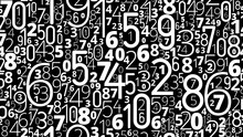 Numbers Vector Background