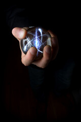 Wall Mural - crystal ball atom