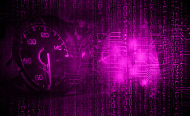 computer car speedometer technology, speed