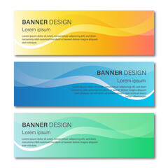 Wall Mural - colorful abstract banner background