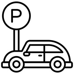 Sticker - Car Parking 