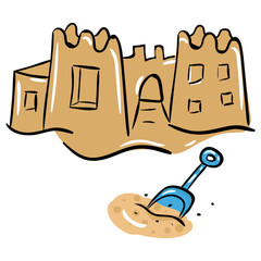 Wall Mural - Sand Castle 