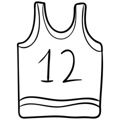 Sticker - Sports Vest 