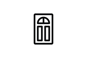 Sticker - Interior Outline Icon - Door