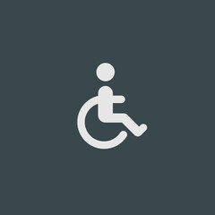 Sticker - Wheelchair - Tile Icon