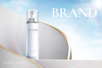 Cosmetic ads template design