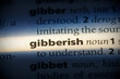 gibberish