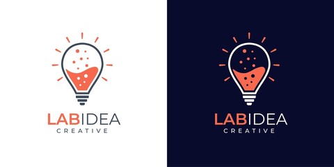 Wall Mural - Lab and Idea logo design