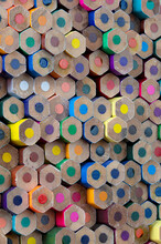 Wooden Crayons As Background Picture .