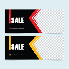 Wall Mural - sale banner template. black friday sale label. vector ad illustration. promotional marketing discoun