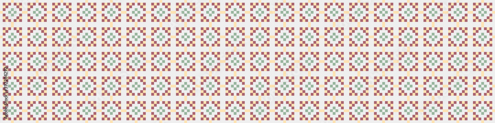 Abstract Cross Pattern Dots Logo generative computational art illustration