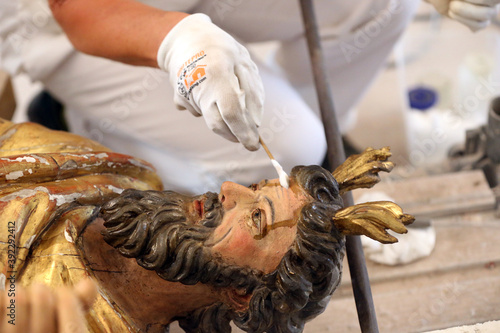 Fotomural Restoration of Saint Gervais baroque church
